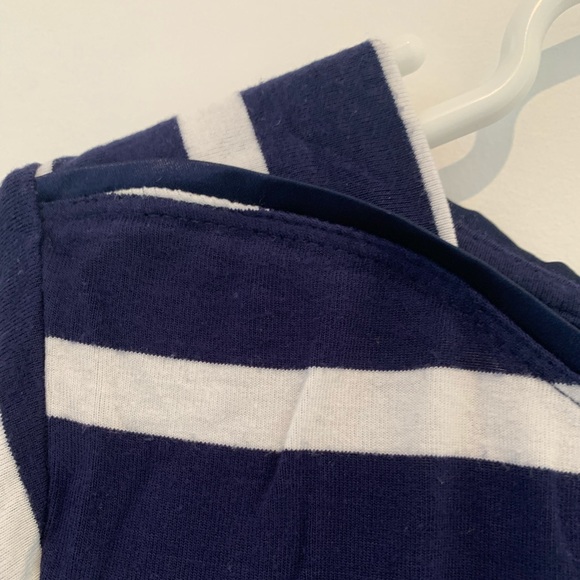 Maternity. Stork and Babe 3/4 length sleeve stripped dress. Size XL - Picture 5 of 5